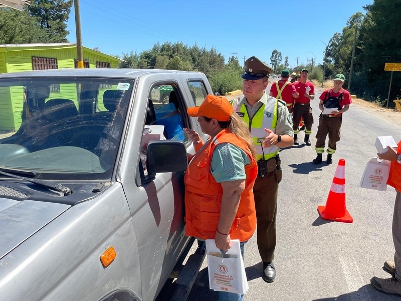 Linares: refuerzan la campaña preventiva para evitar incendios forestales