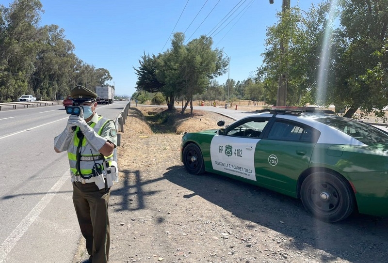  Año Nuevo: Carabineros realizó casi 3 mil 500 controles vehiculares en el Maule