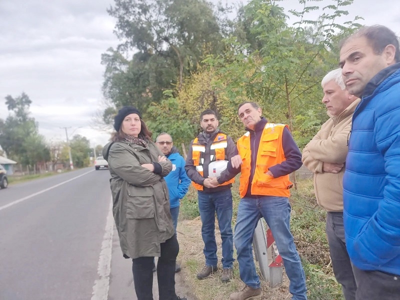 Senadora Vodanovic (PS) gestionó reuniones con MOP y EFE para soluciones viales y de agua- lluvia en Sarmiento