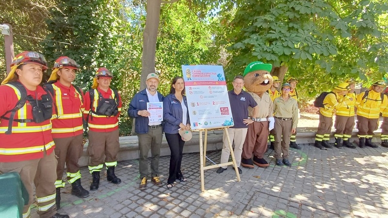 Ola de calor: Conaf y Ministerio de Agricultura lanzaron dos campañas para prevenir incendios