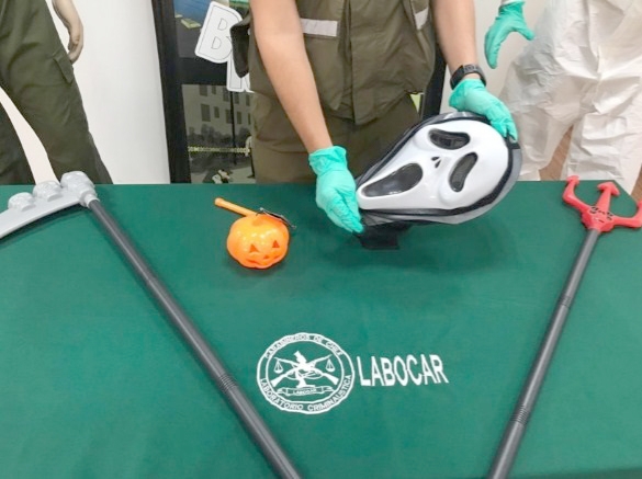 Carabineros de Labocar llama a la prevención en Halloween