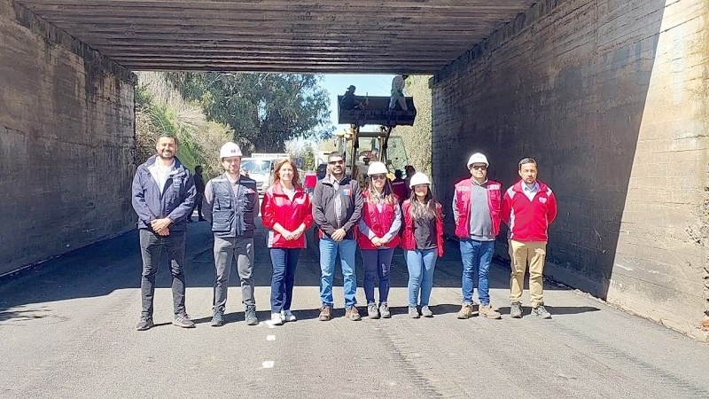 MOP mejora conectividad de paso inferior que une a Parral con Cauquenes 