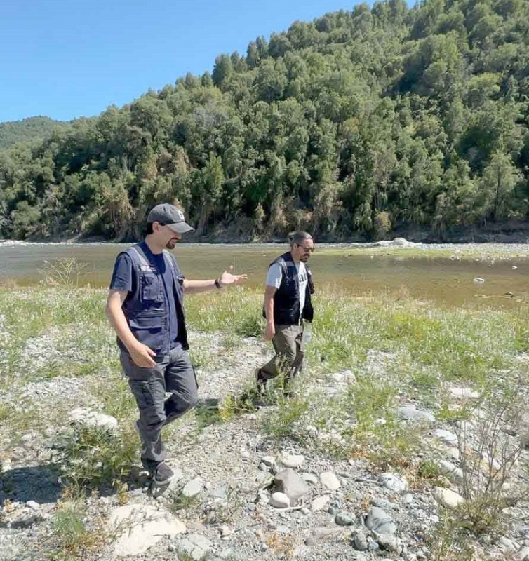 Seremi de Bienes Nacionales, realizó una extensa fiscalización en la cuenca del Río Ancoa