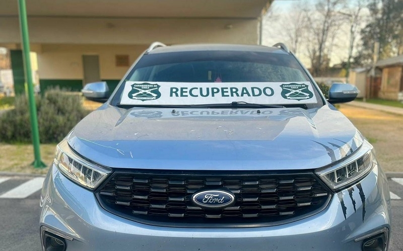 Carabineros de Villa Alegre recuperó un vehículo sustraído desde la comuna de lo prado a principios del mes de agosto