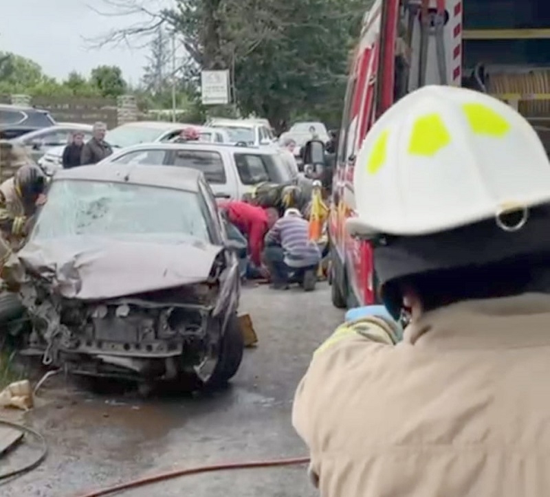 Linares: 3 lesionados en accidente de tránsito en San Antonio Lamas