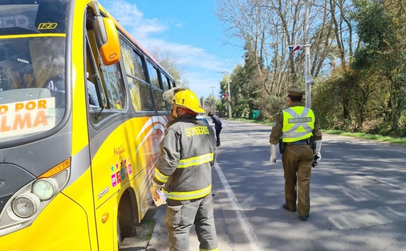 Villa Alegre: Carabineros, bomberos e instituciones se unen para reforzar la campaña #laotrapandemia