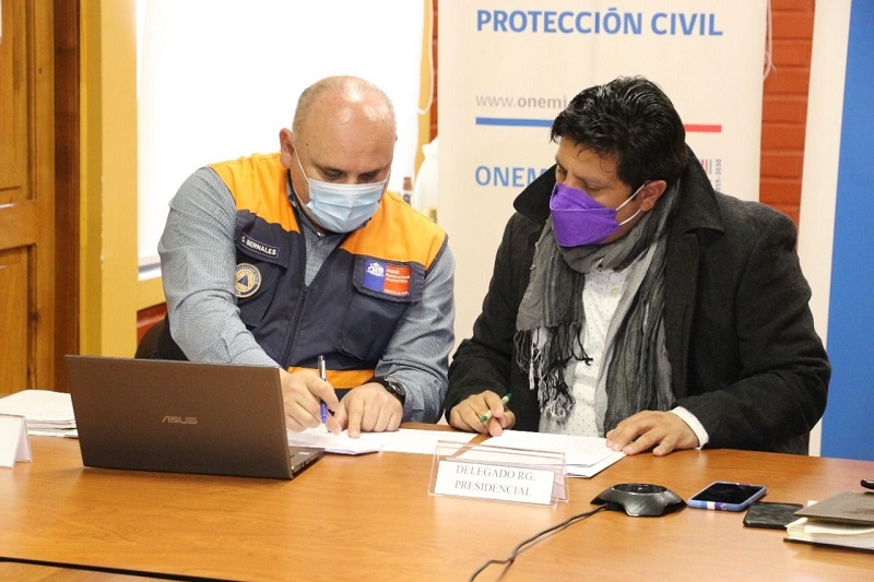  Onemi Maule y gobierno coordinan acciones preventivas ante llegada del invierno