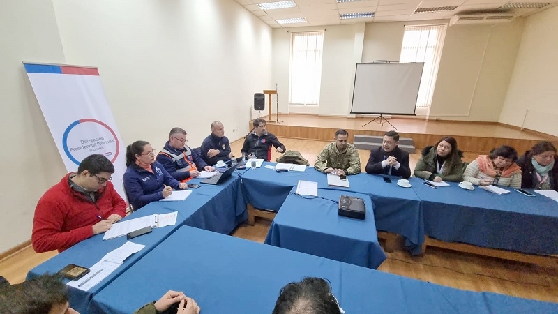 Linares: Delegada Presidencial Provincial encabezó reunión de Comité de Emergencias COGRID