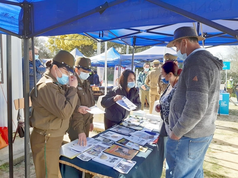  San Javier: carabineros realizó operativo de servicio cívico en el sector Nirivilo