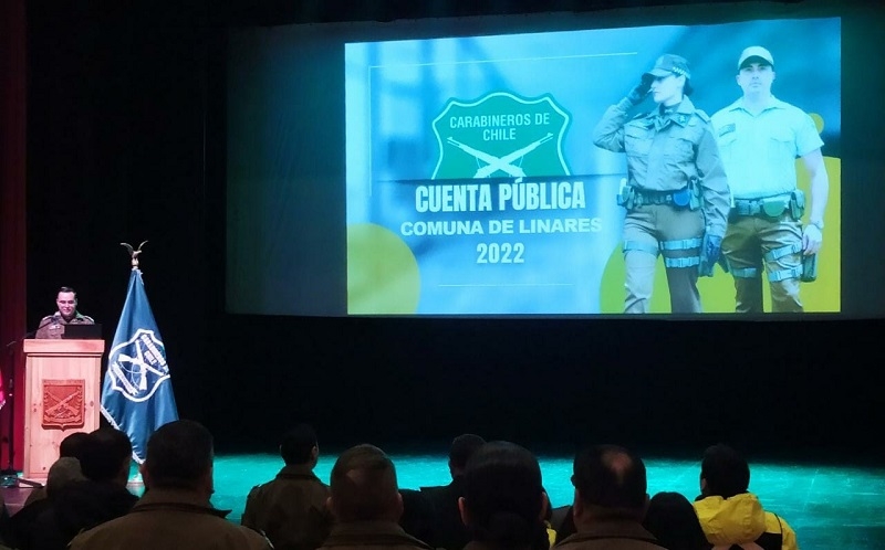 Carabineros de Linares realizó su cuenta pública 2022