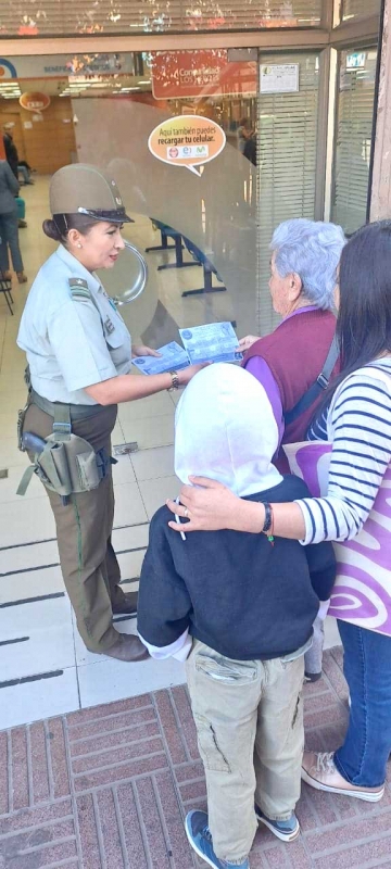 “Que no te cuenten cuentos”: la acción preventiva que ejecuta Carabineros de Linares.