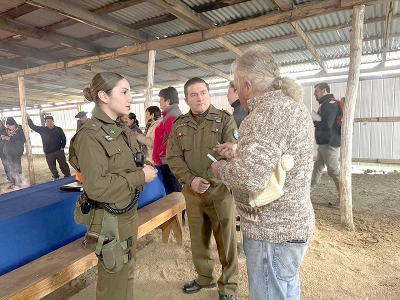 Parral: Carabineros previene a la comunidad ante el sistema frontal