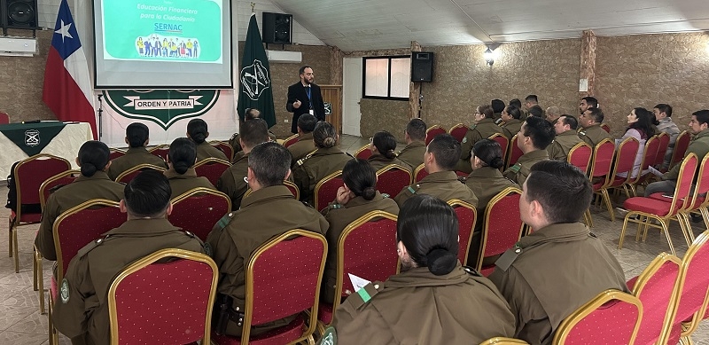 SERNAC del Maule realizó charla a Carabineros