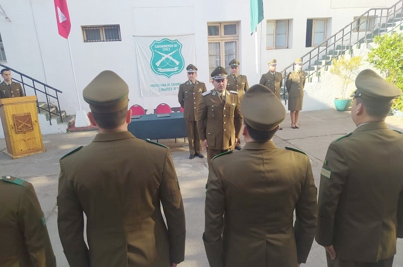 Mayor Gonzalo Ruiz asume como nuevo Comisario de Carabineros de Linares