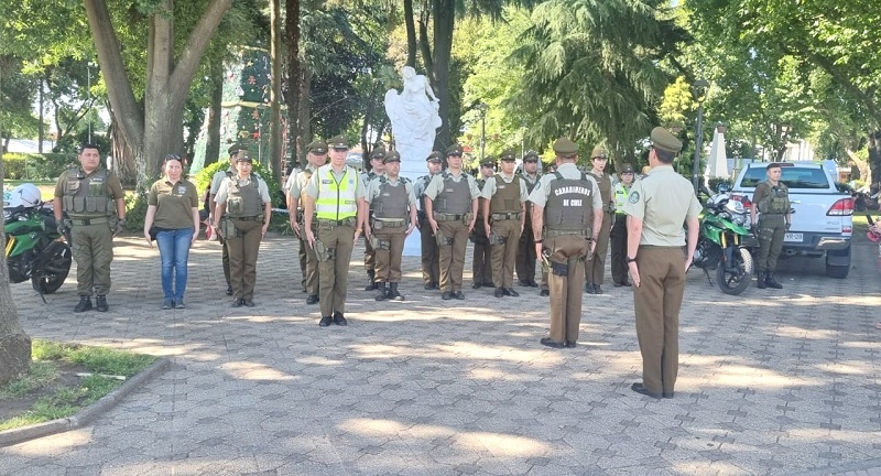 Carabineros refuerza la seguridad de fin de año en Linares