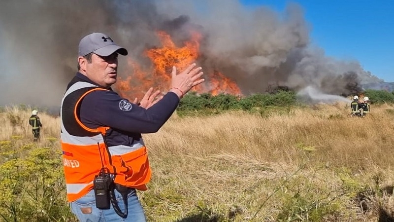 Incendio forestal “Junquillo” en Villa Baviera ha sido extinguido gracias a un esfuerzo coordinado