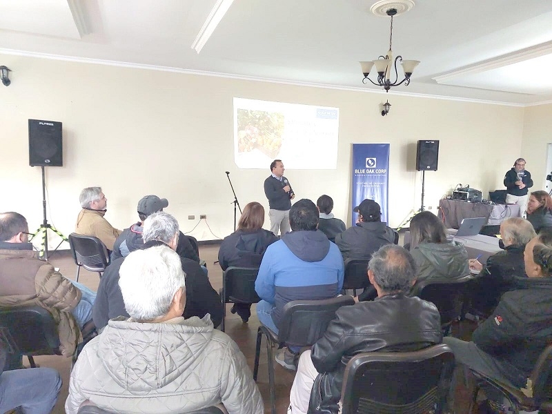 Exito rotundo en la jornada técnica sobre el cultivo de la frutilla en Chanco