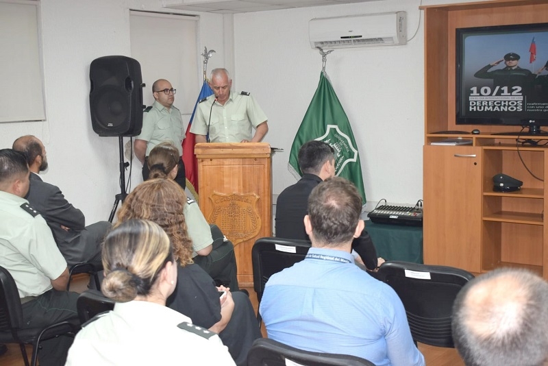 Gendarmería Maule conmemoró Día Internacional de los Derechos Humanos