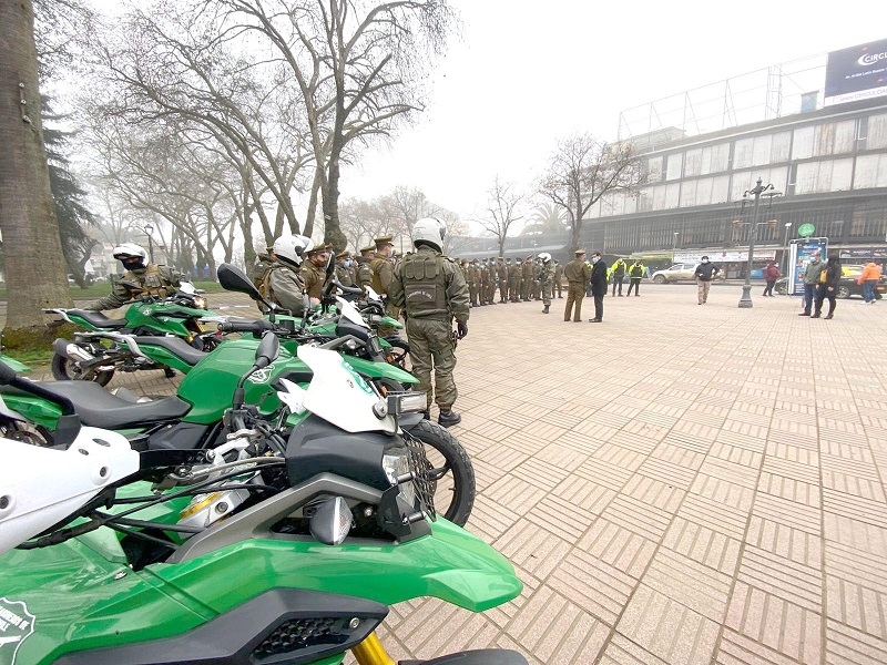 Linares:refuerzan seguridad preventiva en sector céntrico