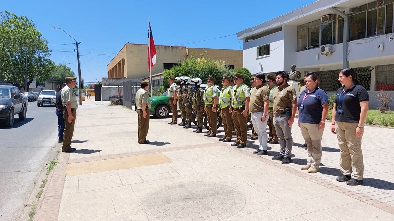 Operativo para fortalecer la seguridad  se realizó en las provincias de Linares y Cauquenes