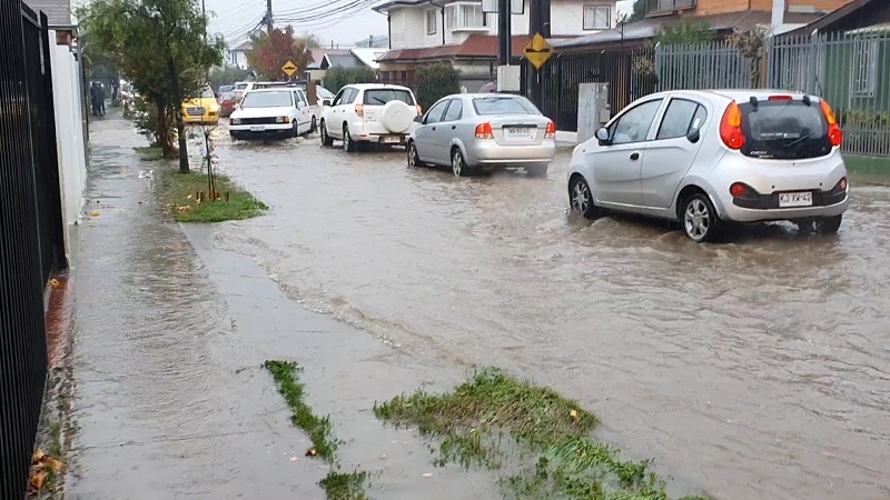 Alerta temprana preventiva para la región del Maule por sistema frontal