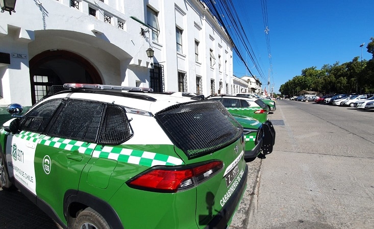 Chanco Carabineros detuvo a 3 sujetos por robo de accesorios de vehículo