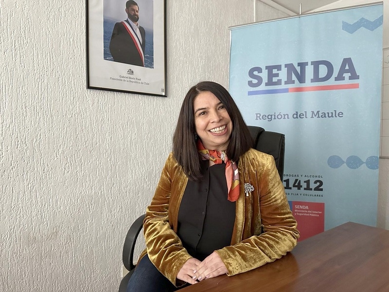 Ana María Rodríguez asumió como directora regional de SENDA del Maule