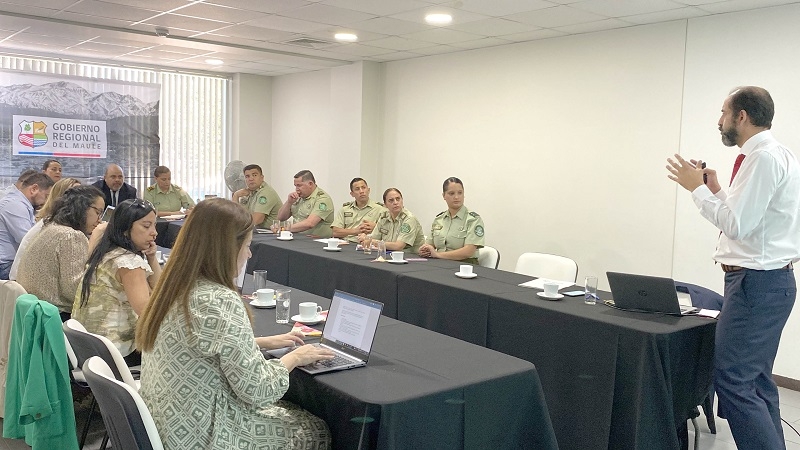 Defensa en unidades policiales del Maule se posiciona como un modelo único en américa latina y el mundo