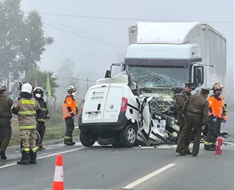 Villa Alegre: colisión frontal dejó fallecido en Ruta L-30-M