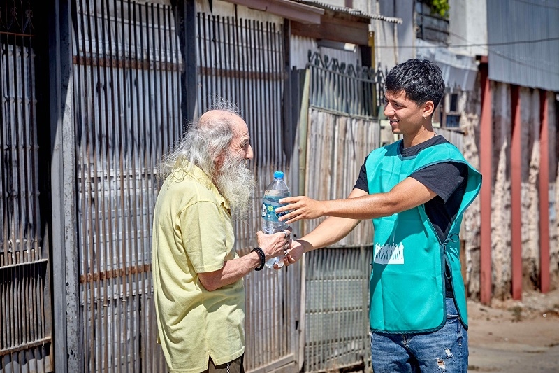 Ola de calor en centro sur de Chile!Ruta de Hidratación y llamado a voluntarios y empresas