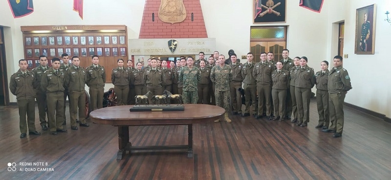 Carabineros Alumnos  se despidieron de Linares  con diversas actividades