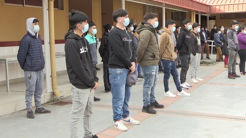 ESTUDIANTES DEL LICEO DE COLBÚN RETORNARON A CLASES PRESENCIALES