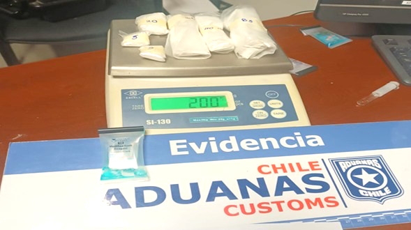 Aduanas decomisa marihuana, cocaína y ketamina en Paso Pehuenche