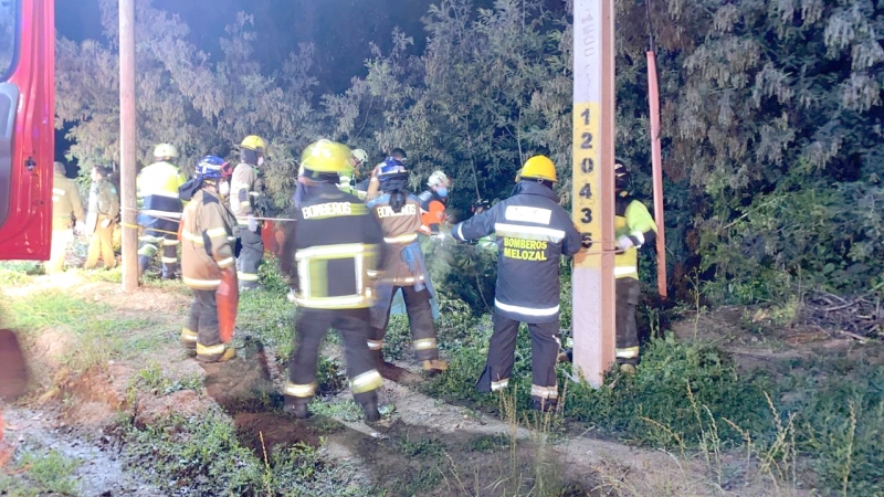 San Javier: 4 lesionados en accidente de tránsito camino a Melozal