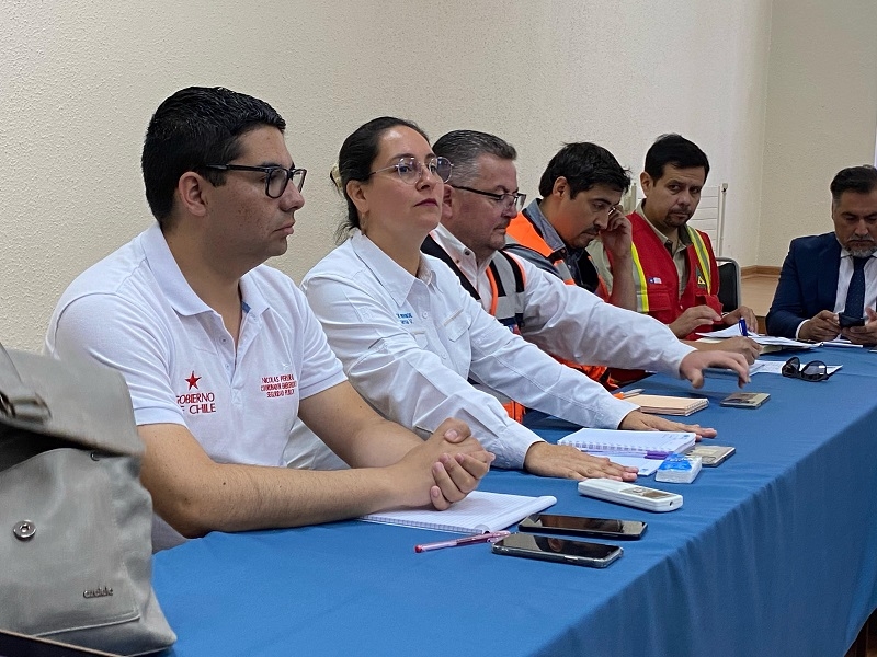 Delegación Presidencial realizó primera reunión del COGRID de la Provincia de Linares