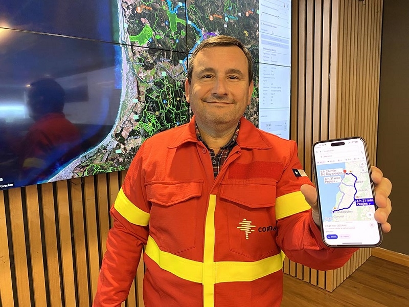 “Waze Forestal”: la innovadora App de Corma para combatir incendios en Chile