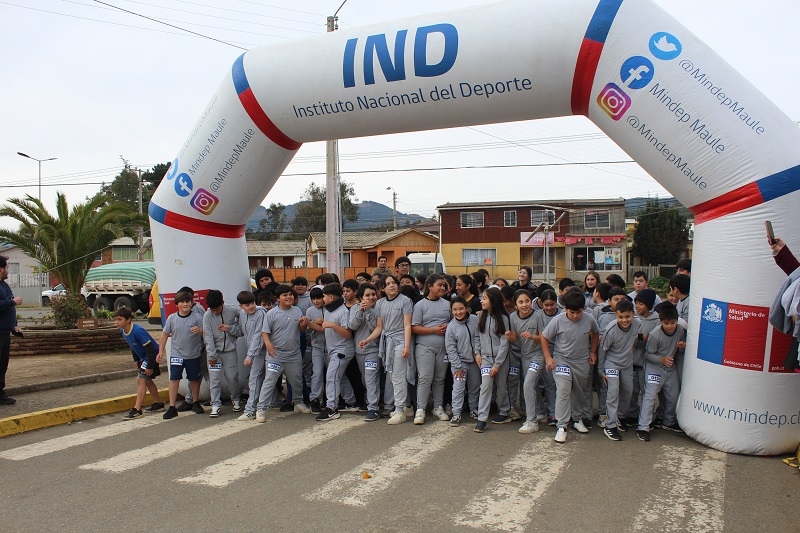 Liceo de Pelluhue desarrolló de forma exitosa tercera versión de prueba atlética