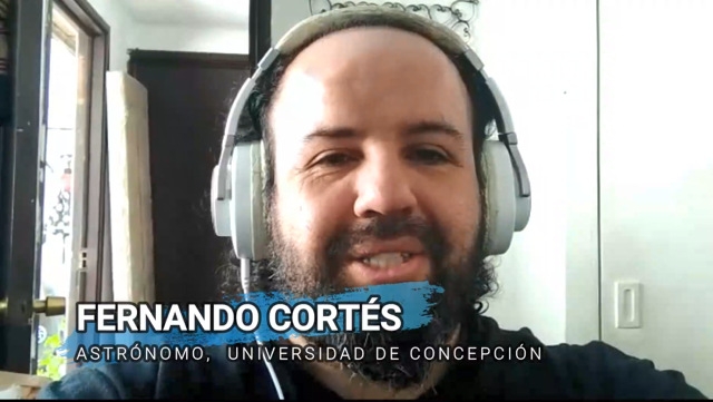 Astrónomo de la Universidad de Concepción realizó  charla sobre el cosmos a estudiantes del Instituto Comercial