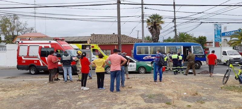 Adulto mayor muere atropellado en intersección de Rengo con Januario Espinoza