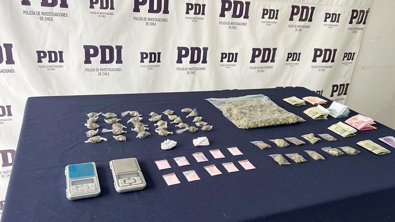 Parral: 3 detenidos por infracción a la ley de drogas