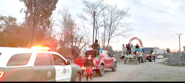 Carabineros de Santa Ana de Queri celebraron el Día del Niño