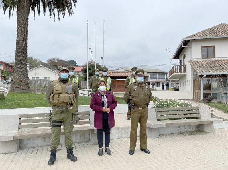 Pelluhue: Carabineros de la zona costera despliega operativos de seguridad