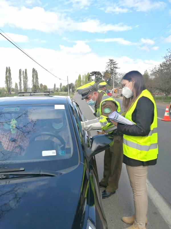 San Javier: carabineros refuerza campaña “Conducción Segura”.