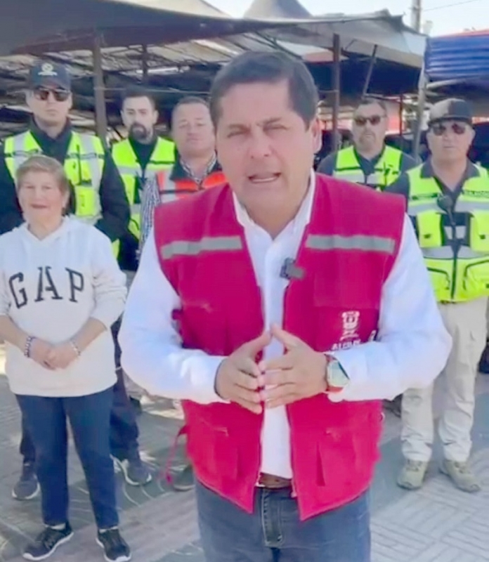 Linares: Alcalde anuncia más seguridad para Paso Peatonal Max Jara