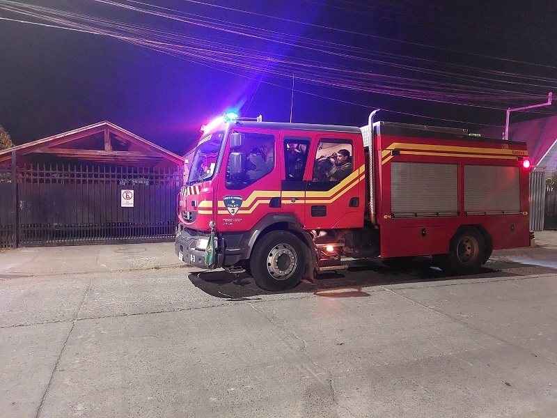 Linares: Bomberos alerta por aumento de llamados de incendios por uso de sistemas de calefacción