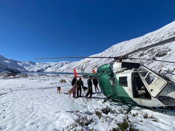 Linares: Se intensificó búsqueda aérea de arrieros en zona cordillerana de Achibueno